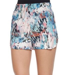 French Connection Isla Ripple Vented Shorts-Sz  0